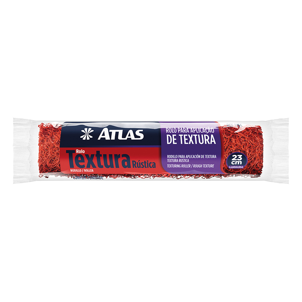 Imagem do produto Atlas Rolo de Textura Rústica Cabelinho de Anjo 23cm