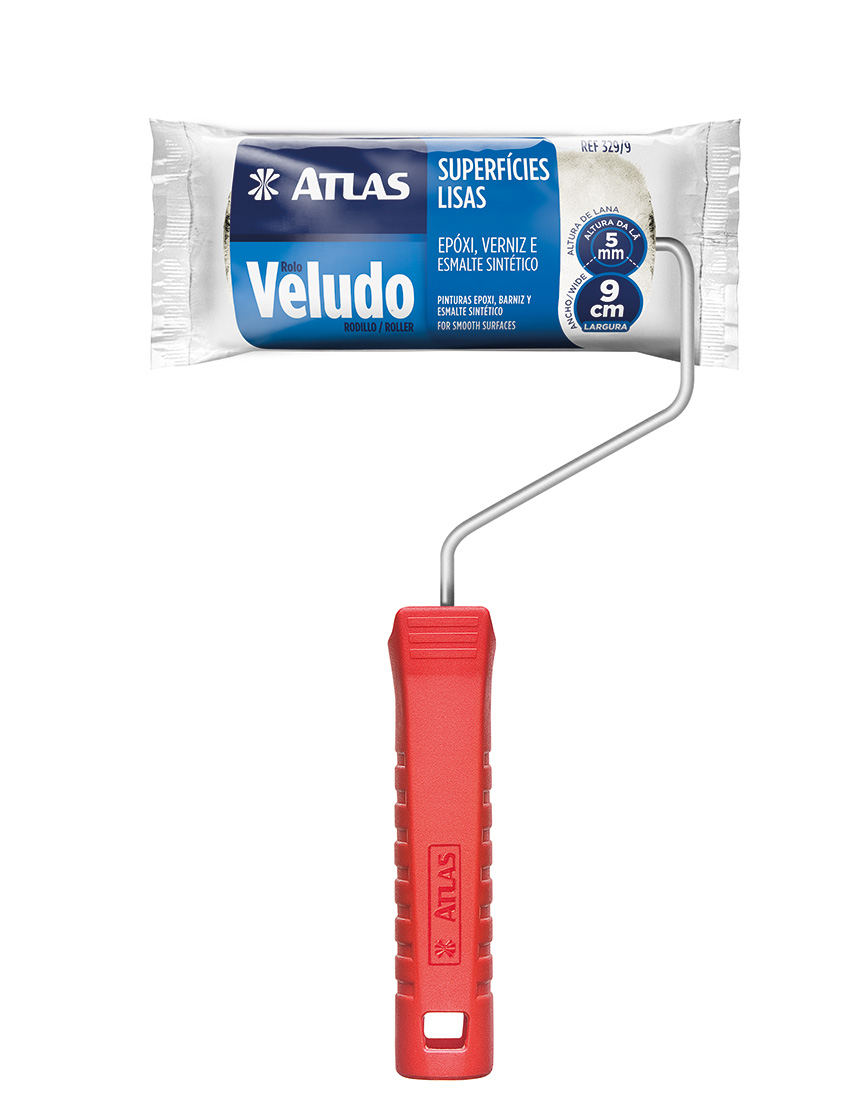 Imagem do produto Atlas Rolo de Pintura de Veludo Lã Natural 9cm
