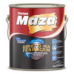 Imagem do produto Maza Esmalte Sintético Direto na Ferrugem Metálico Bronze Antigo 3,6L