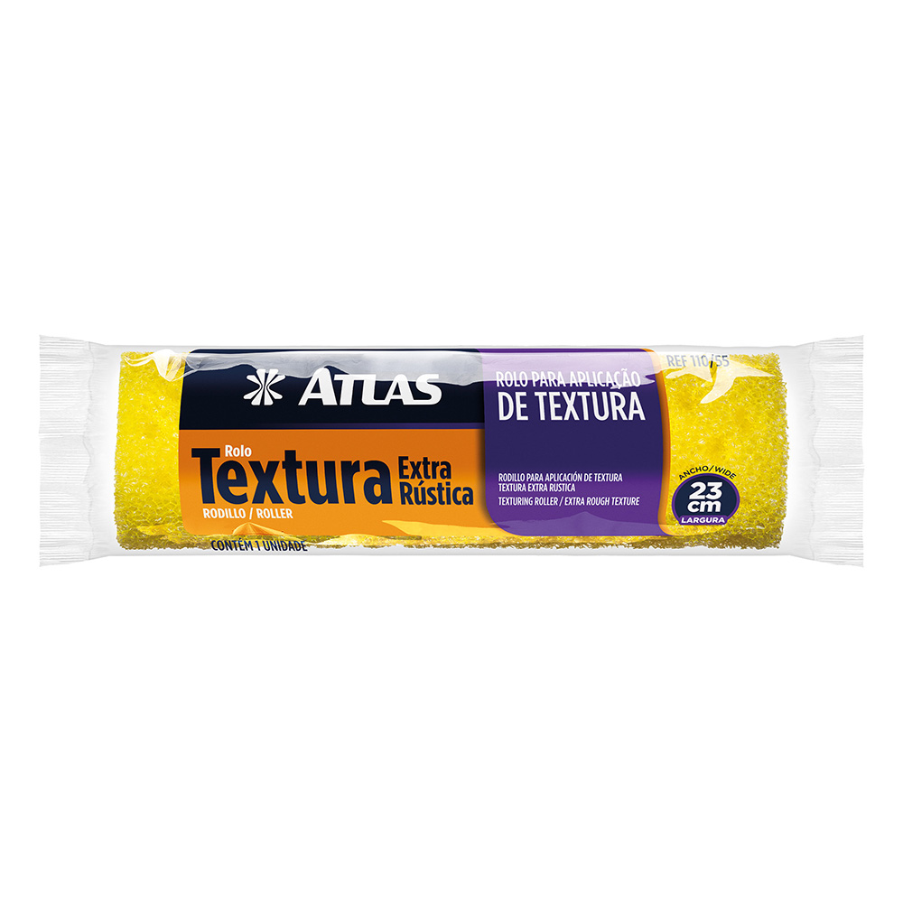 Imagem do produto Atlas Rolo de Textura Extra Rústica de Espuma 23cm