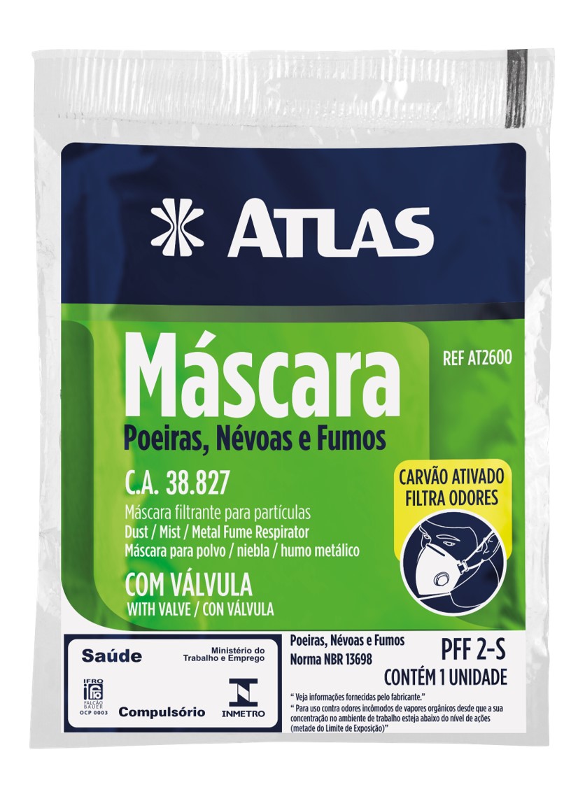 Imagem do produto Atlas Mascara De Feltro Pff2 Com Valvula