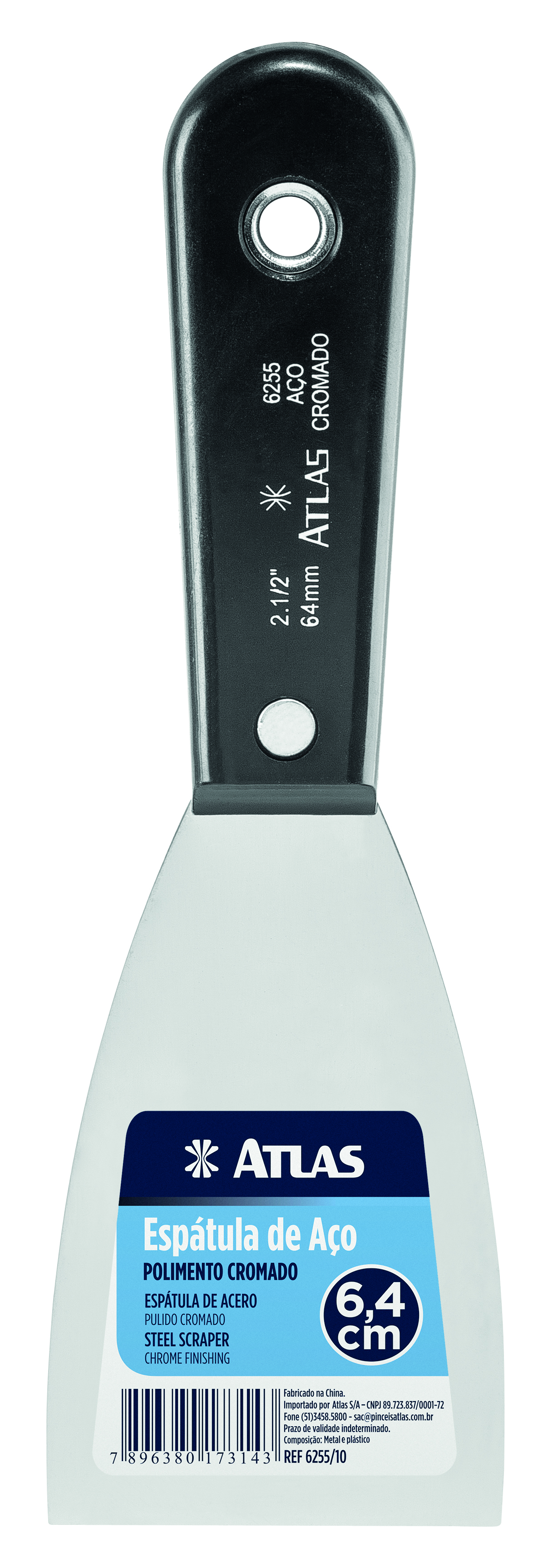 Imagem do produto Atlas Espatula Aco Cromado 6,Cm