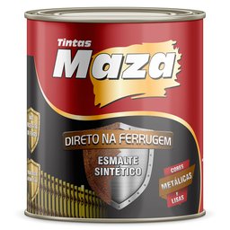 Imagem do produto Maza Esmalte Sintético Direto na Ferrugem Preto 900ml