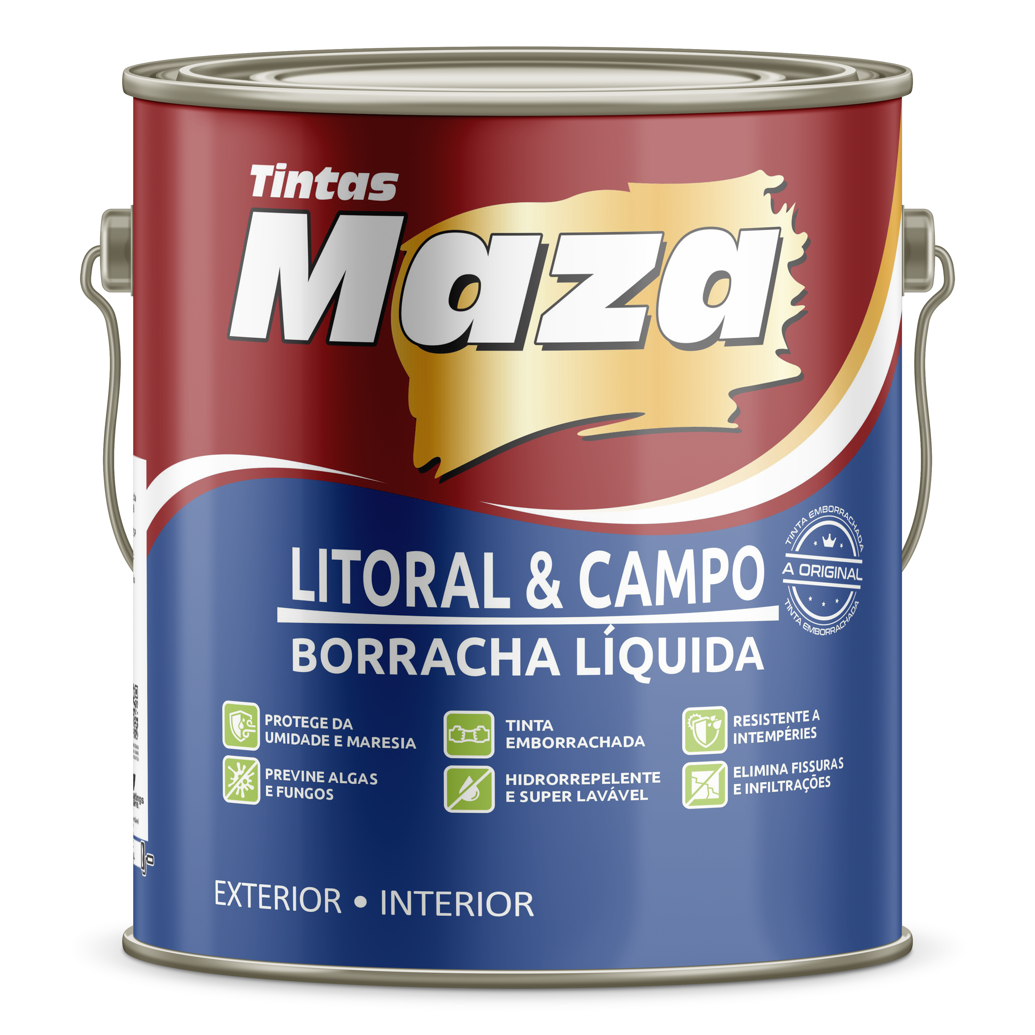 Imagem do produto Maza Acrílico Litoral e Campo Inox 3,6L