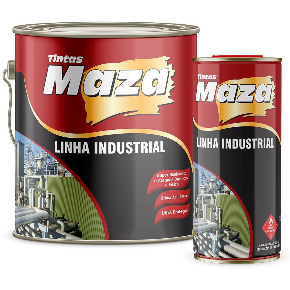 Imagem do produto Maza Kit Epóxi Cinza Médio N5 M298 3,6L