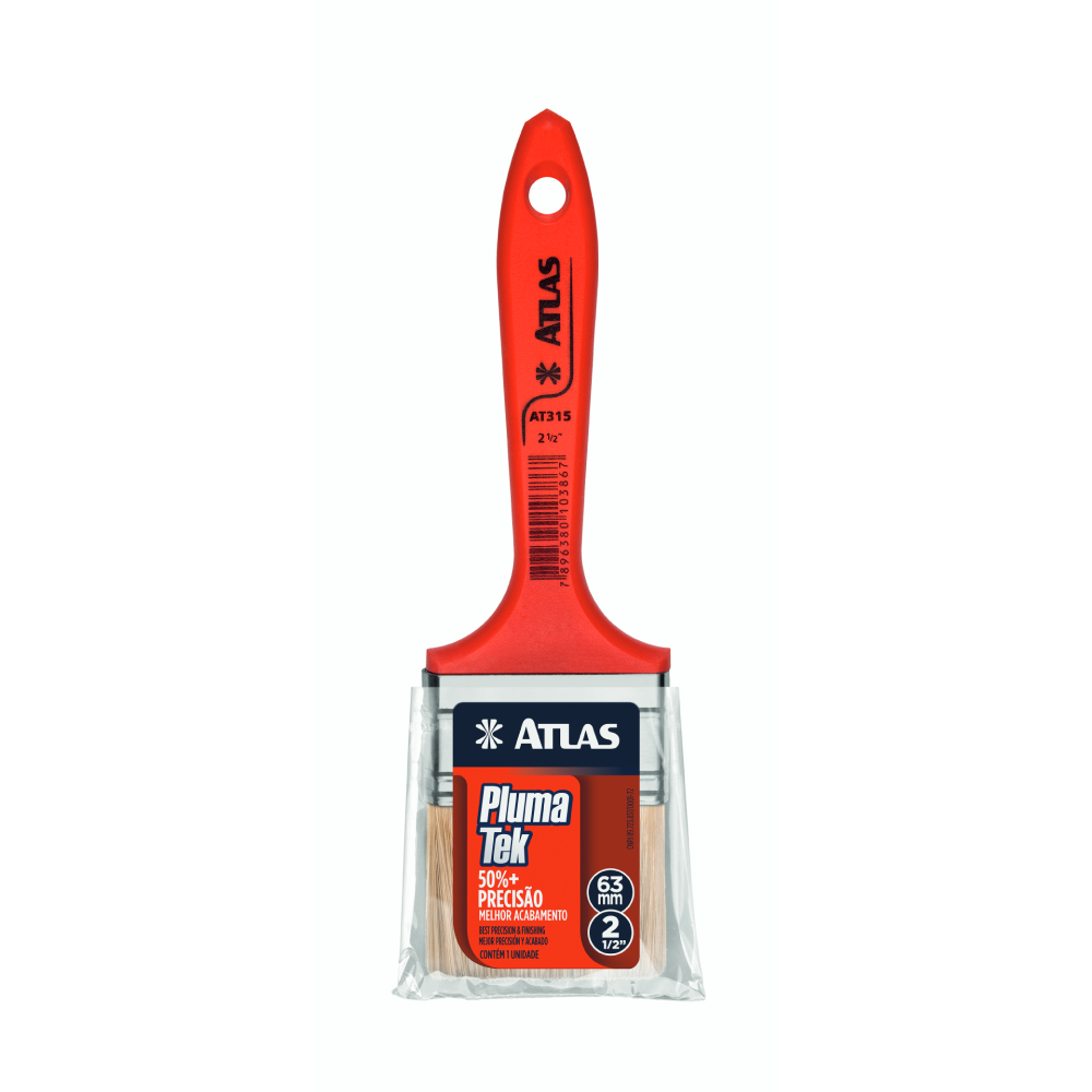 Imagem do produto Atlas Trincha para Pintura Plumatek 2.1/2"