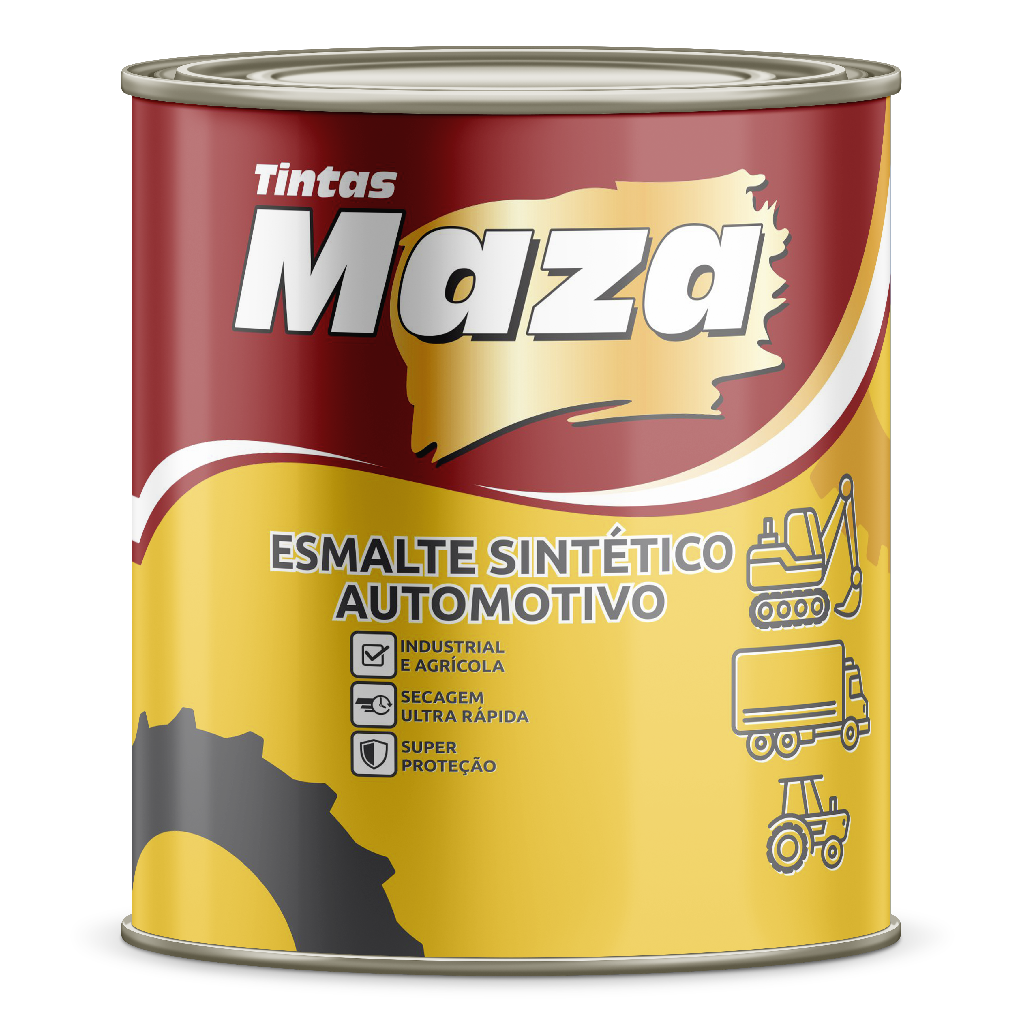 Imagem do produto Maza Esmalte Industrial Amarelo 1438 Mbb 2005 900ml