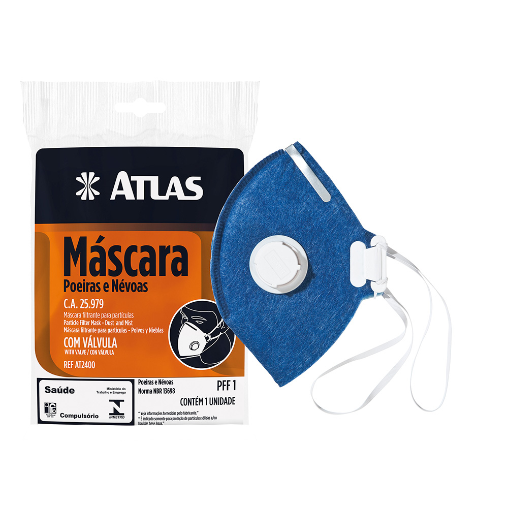 Imagem do produto Atlas Mascara De Feltro Com Valvula