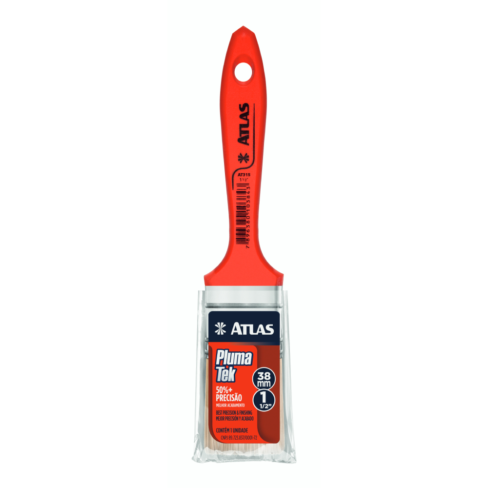 Imagem do produto Atlas Trincha para Pintura Plumatek 1.1/2"
