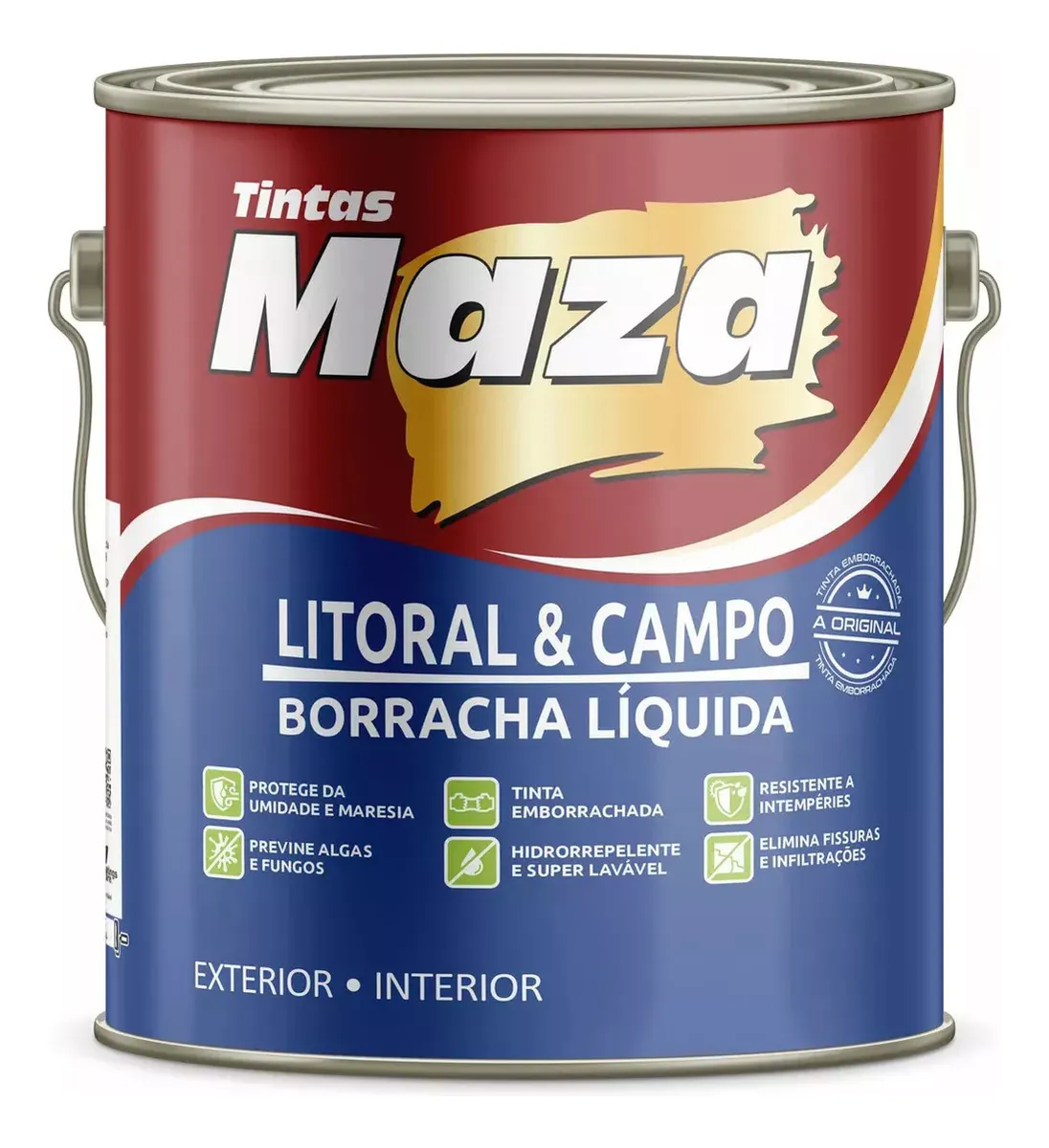 Imagem do produto Maza Acrílico Litoral e Campo Nanquim 3,6L