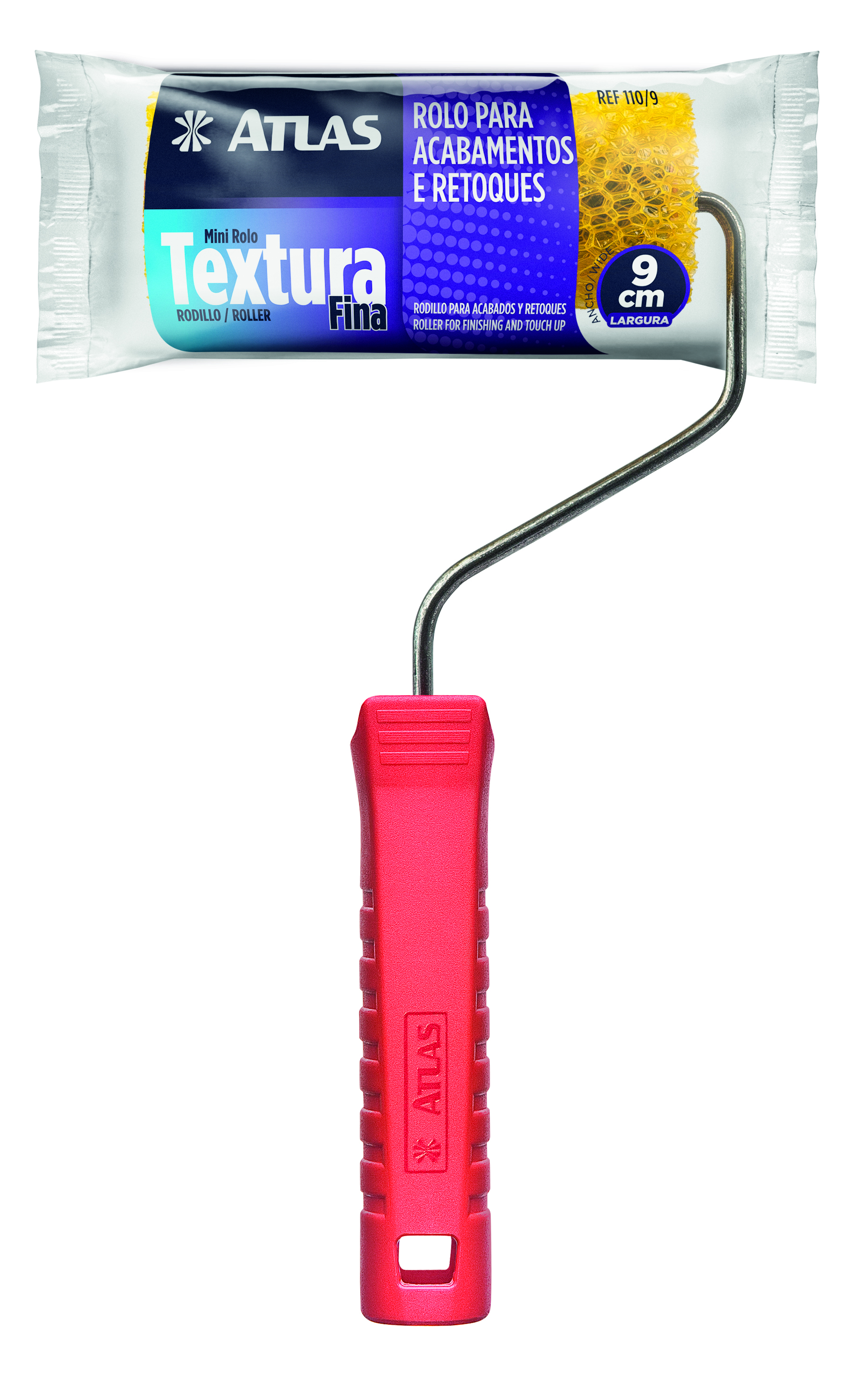 Imagem do produto Atlas Rolo de Textura Fina de Espuma 9Cm