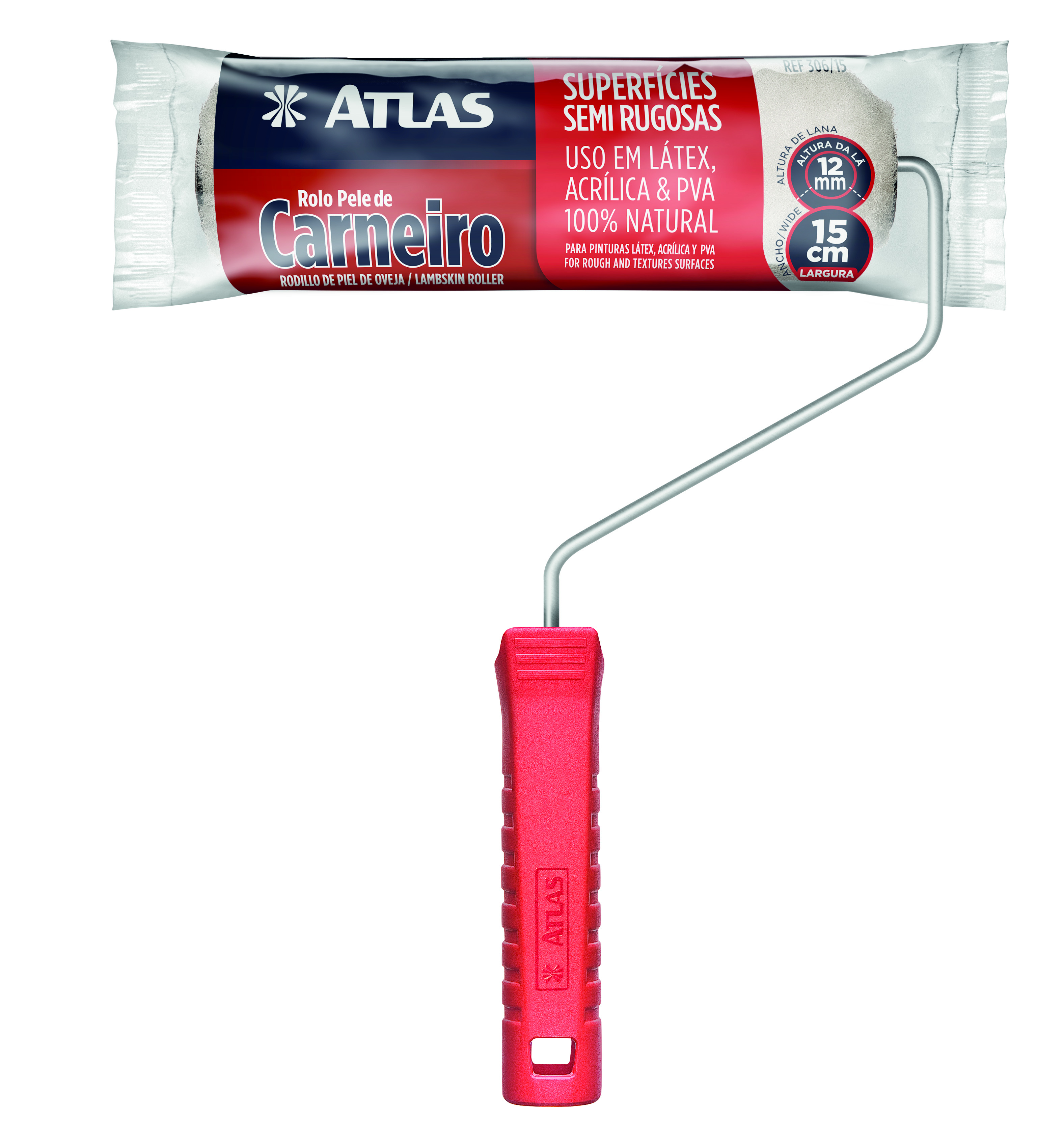 Imagem do produto Atlas Rolo de Pintura de Pele de Carneiro 15cm