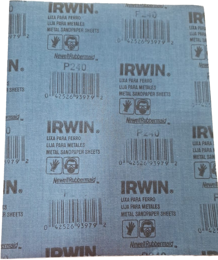 Imagem do produto Folha Lixa para Ferro Irwin P240 276x230mm