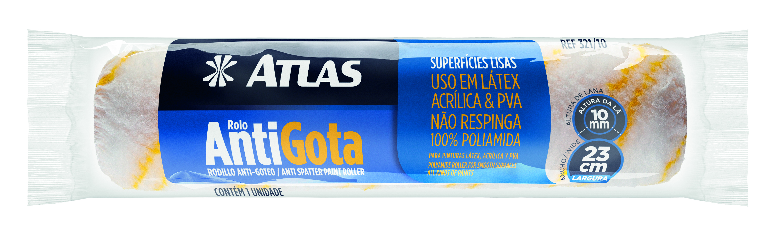 Imagem do produto Atlas Rolo de Pintura Antigota de Poliamida 23cm