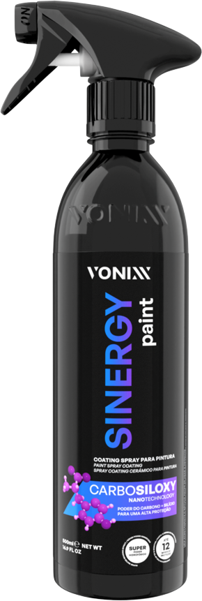 Imagem do produto Vitrificador Coating em Spray Vonixx Sinergy Paint 500ml