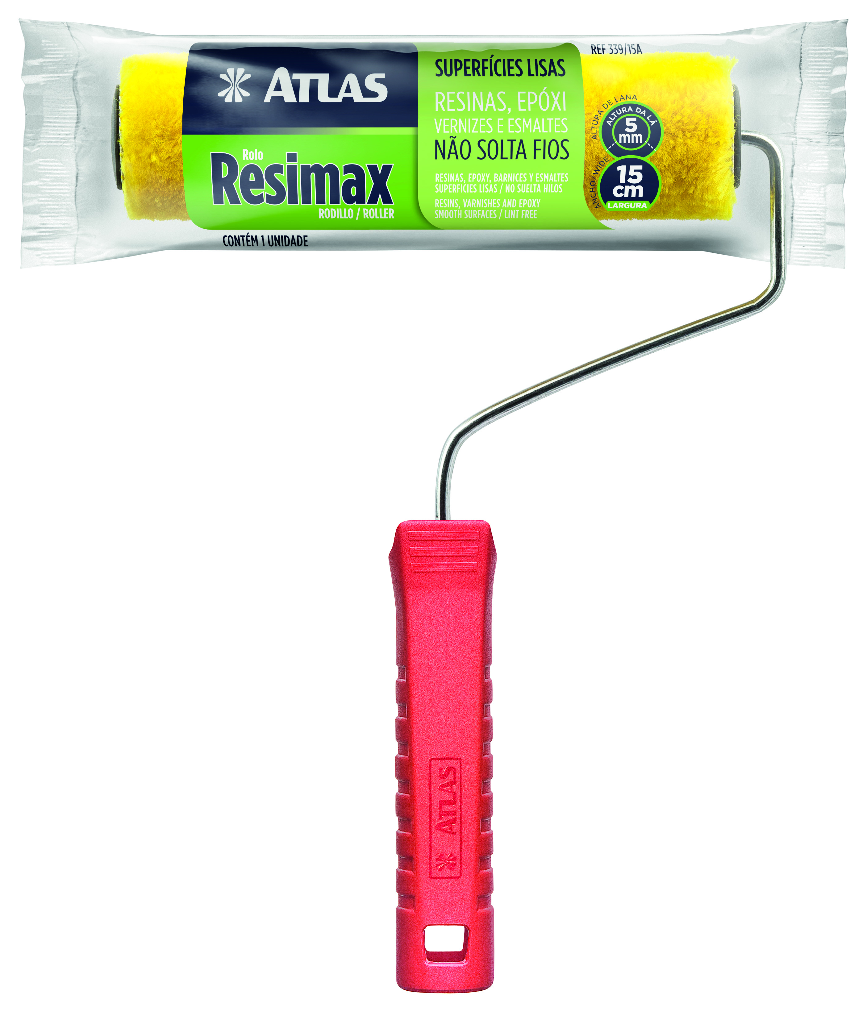 Imagem do produto Atlas Rolo de Pintura Resimax Lã Sintética 15cm