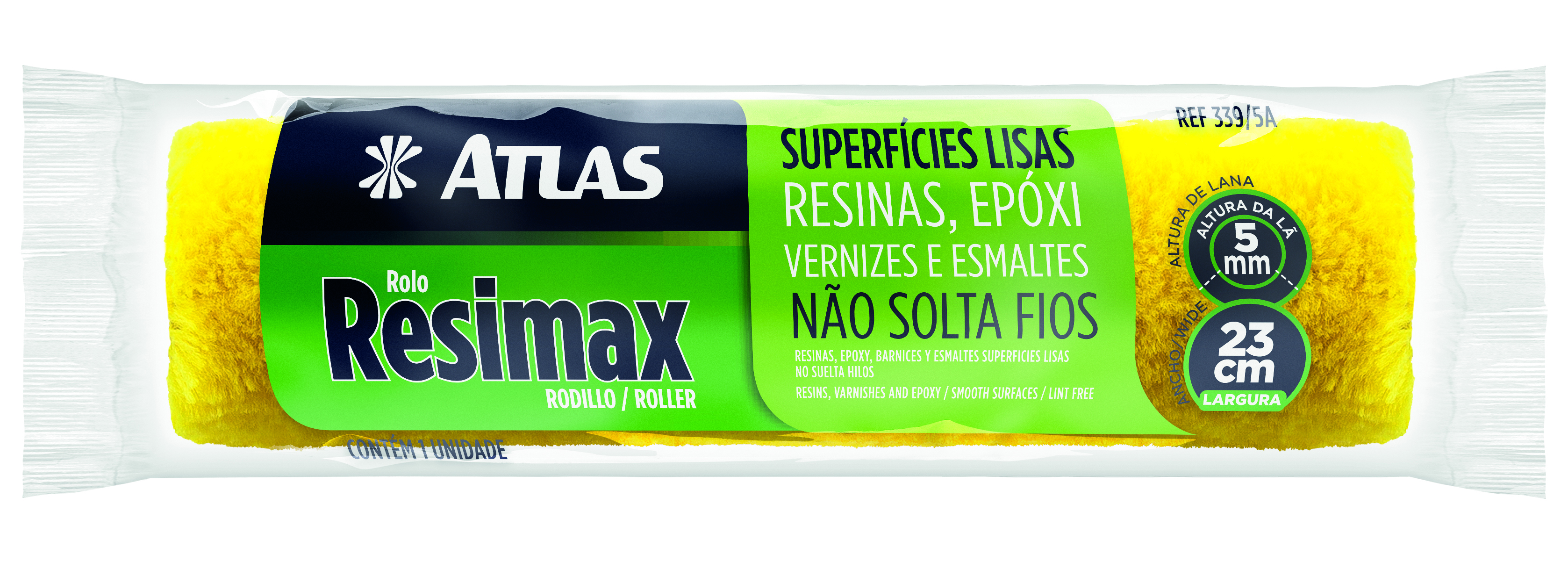 Imagem do produto Atlas Rolo de Pintura Resimax Lã Sintética para Epoxi 23cm