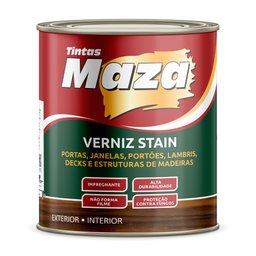 Imagem do produto Maza Verniz Stain Transparente Acetinado 900Ml