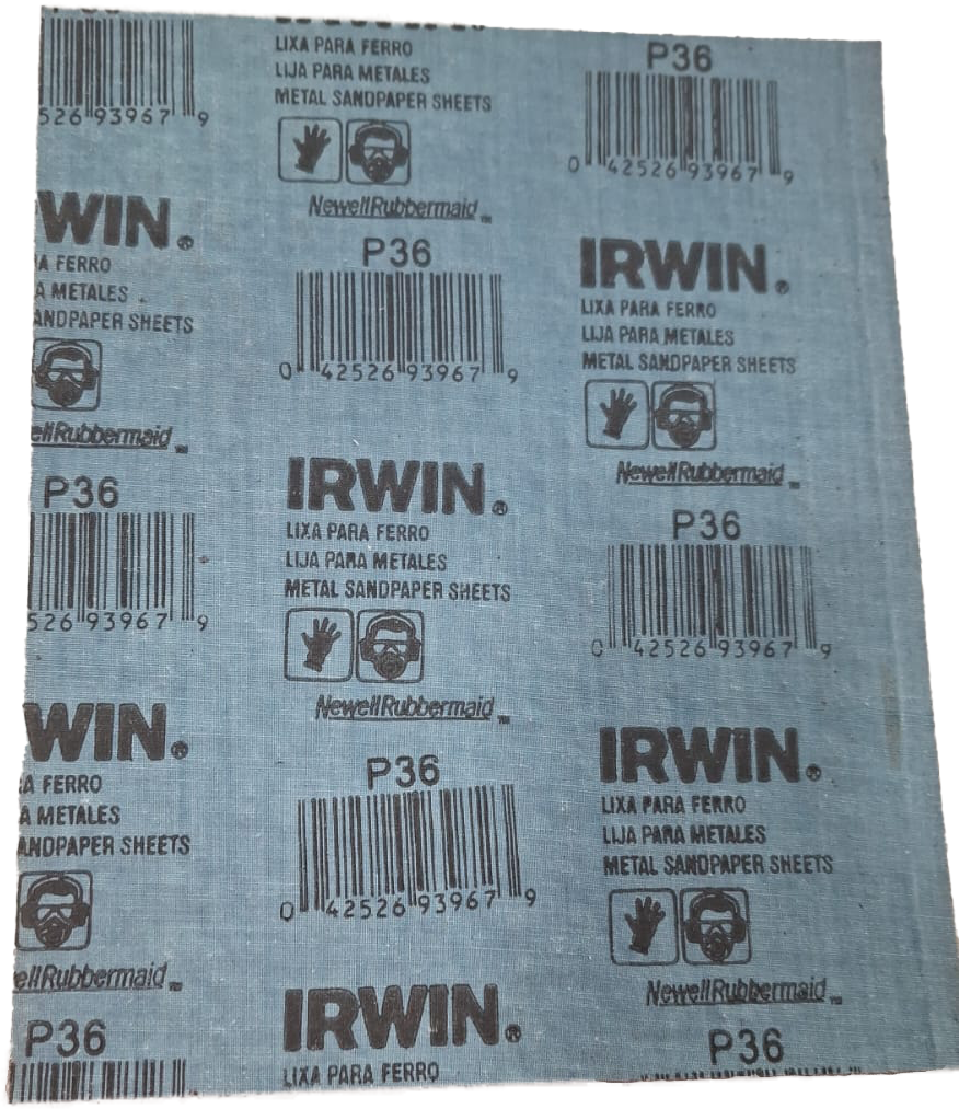 Imagem do produto Folha Lixa para Ferro Irwin P36 276x230mm