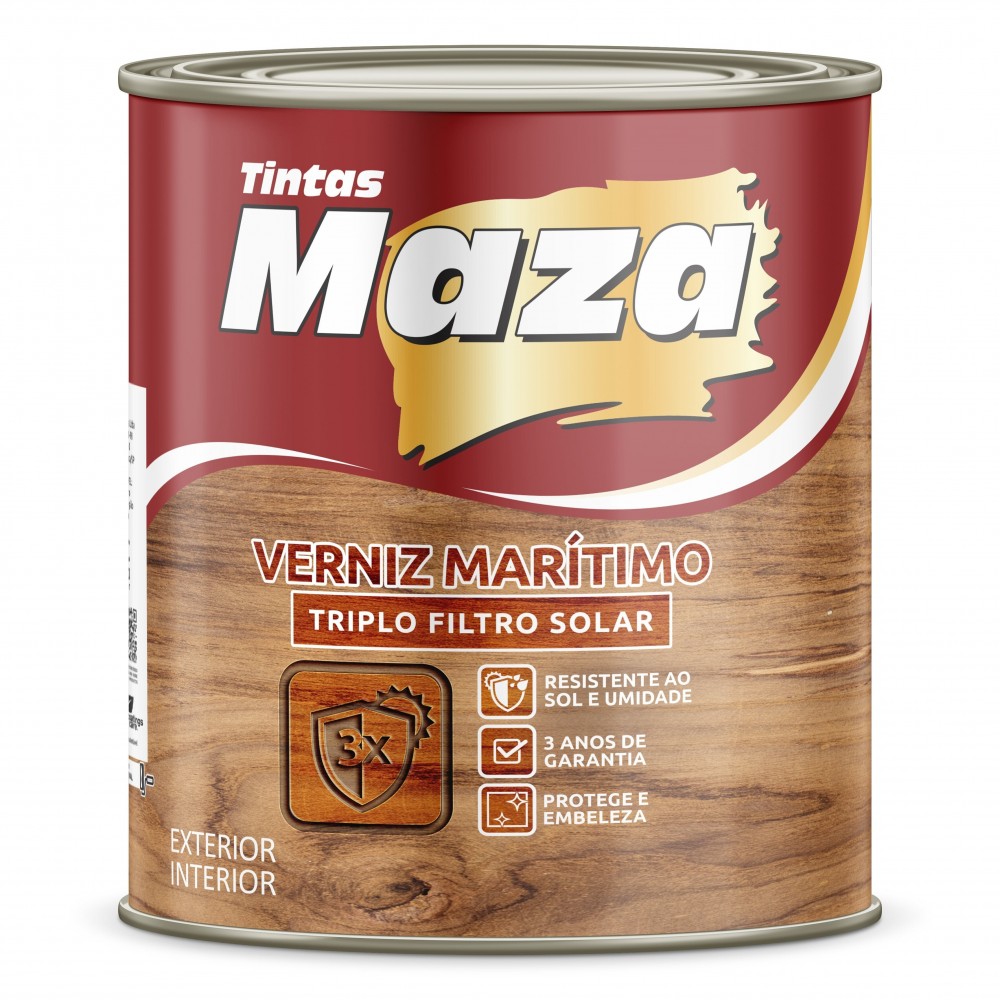 Imagem do produto Maza Verniz para Madeira Brilhante 225ml