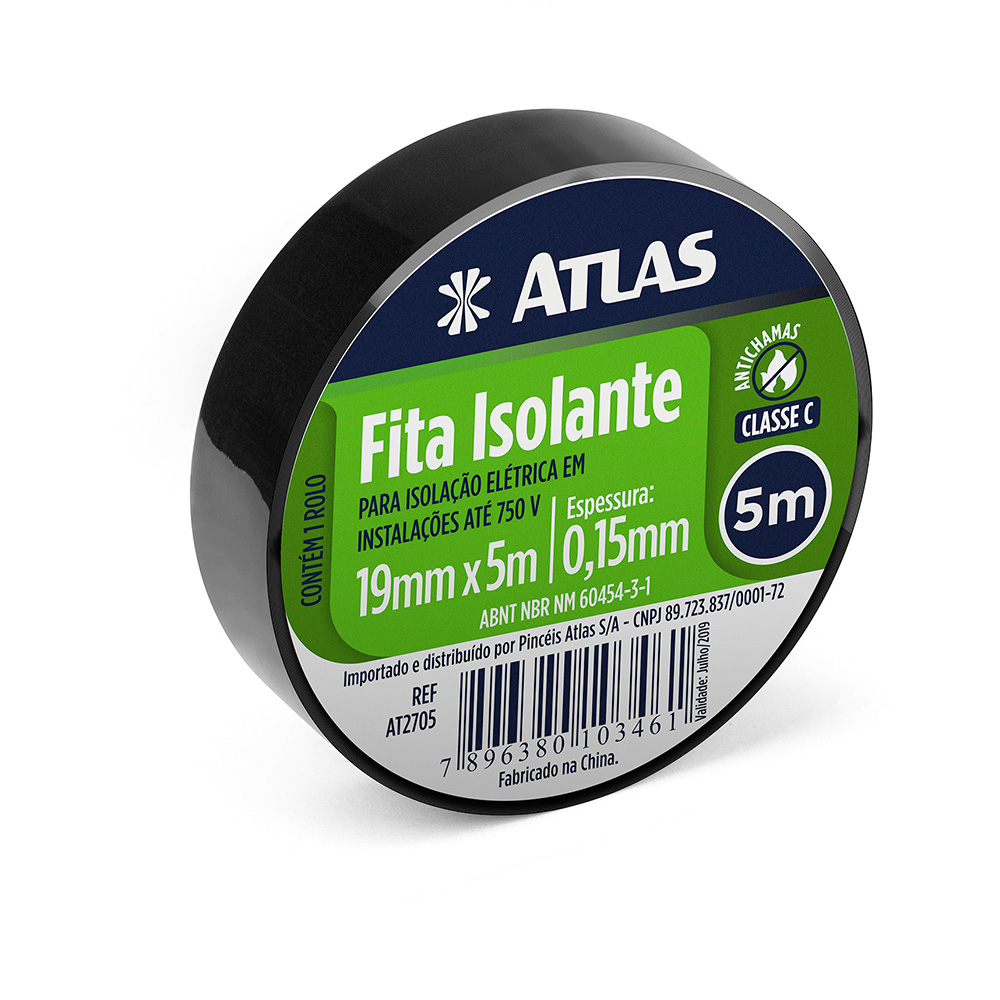 Imagem do produto Atlas Fita Isolante 5M